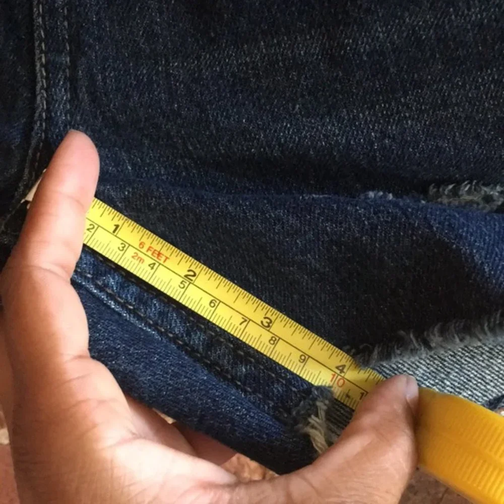 Levi’s 511 Cutoffs Denim Shorts High Rise - Picture 8 of 9